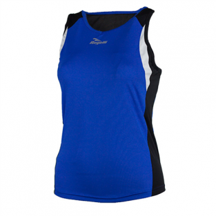 Esty Hardloop Tanktop Dames Blauw/Wit/Zwart